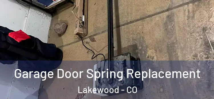  Garage Door Spring Replacement Lakewood - CO