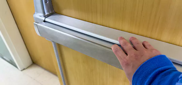 Installing a Push Bar on a Door Lakewood